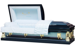 Blue God′s Care 18 Ga Steel Casket