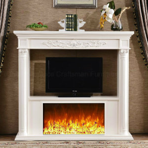 Home Furniture TV Stand Heating Electircal Fireplace with Ce (326)