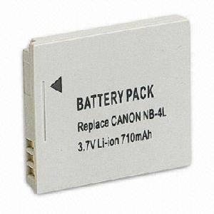 Digital Camera Li-ion Battery with 710mAh Capacity (NB-4L)