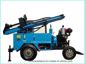 Qz-100t Wheel Type DTH Water Well Drilling Rig